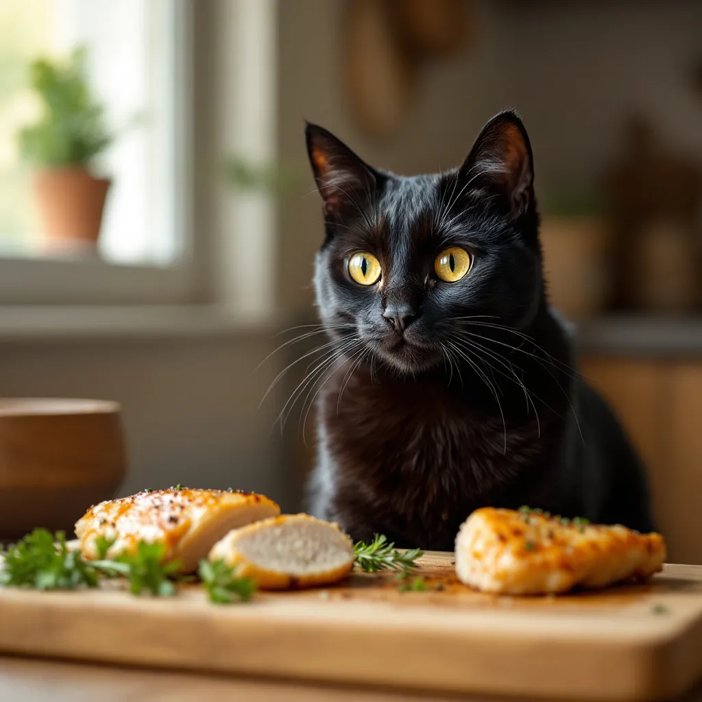 what-foods-are-safe-for-cats-spotlight-on-cooked-chicken - Nutrition & Diet